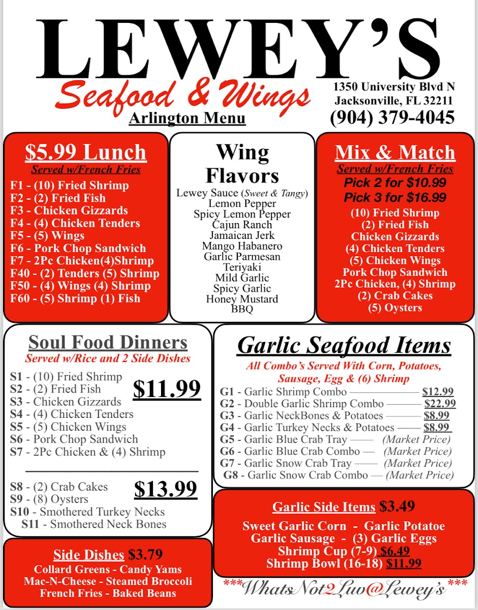 Lewey’S Seafood And Wings-12