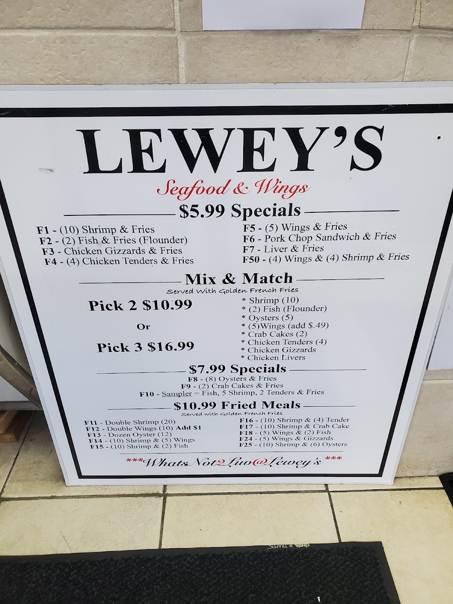 Lewey’S Seafood And Wings-8