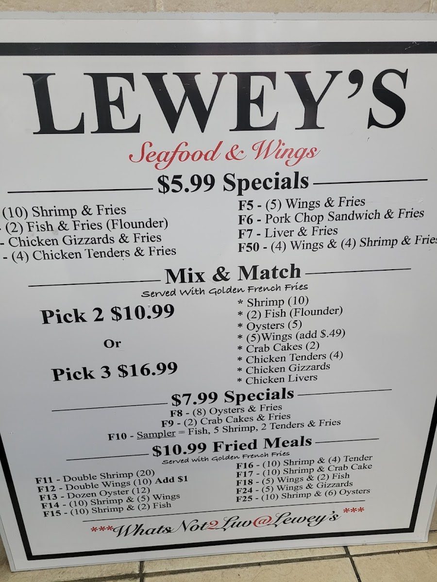 Lewey’S Seafood And Wings-10