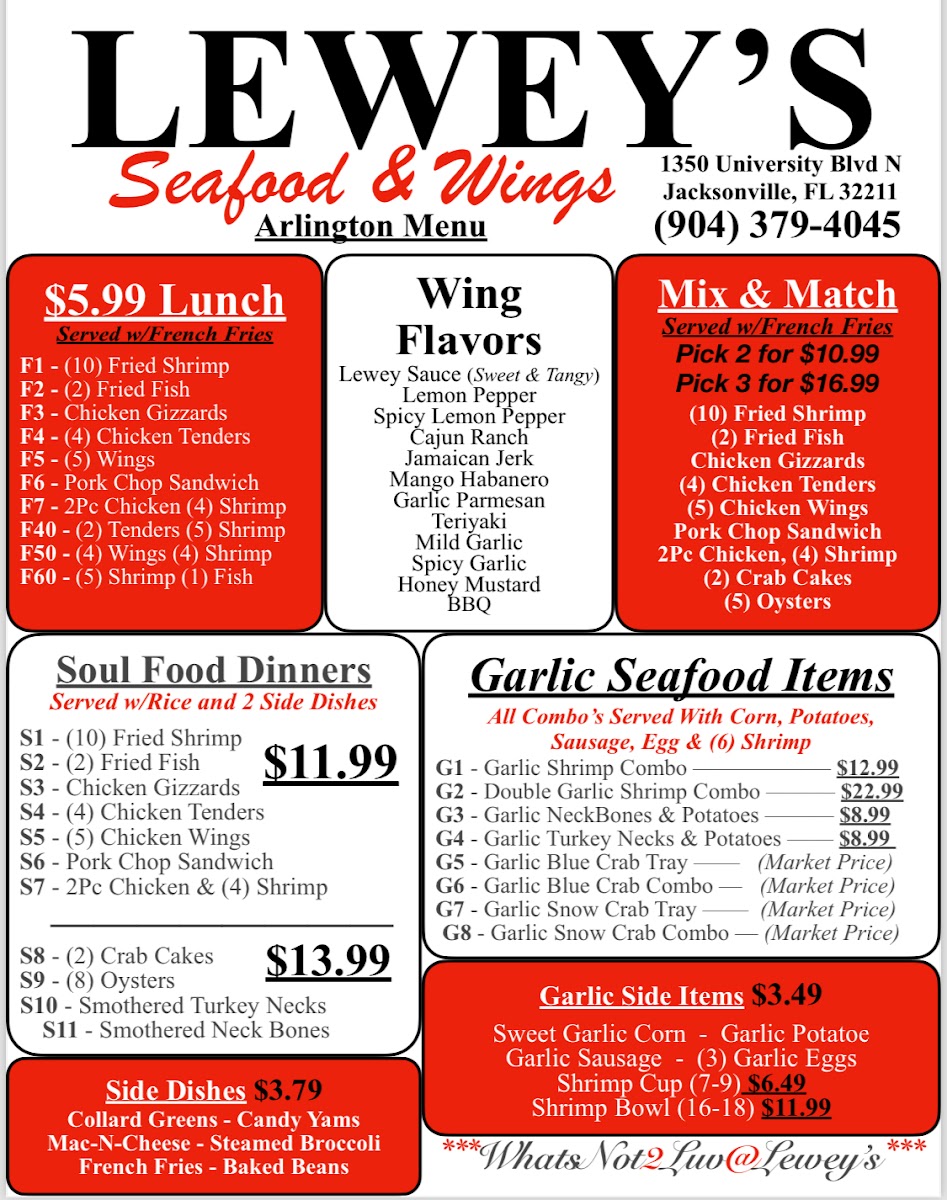 Lewey’S Seafood And Wings-11